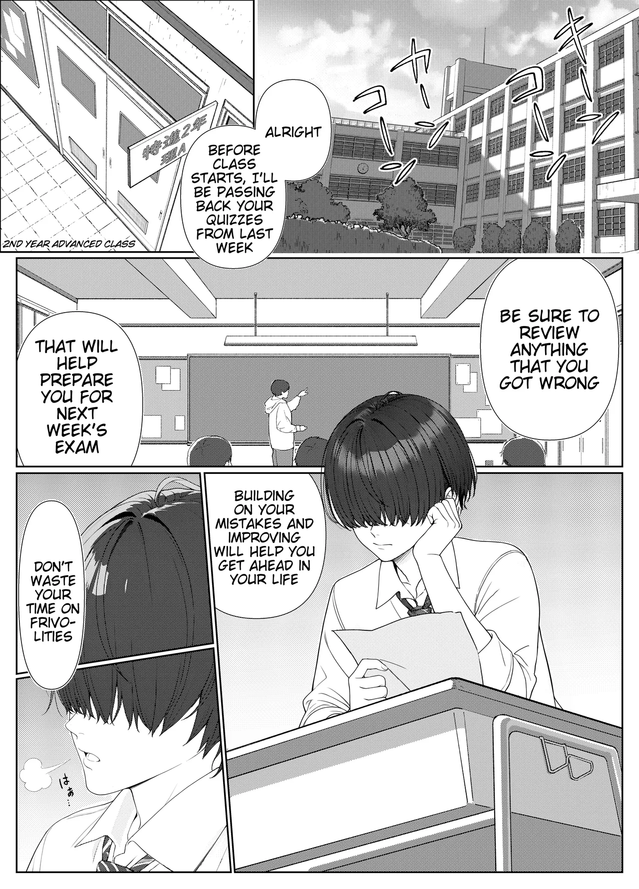 Hentai Manga Comic-I Helped a Hot Girl Pass Her Exams, and Then...-Read-2